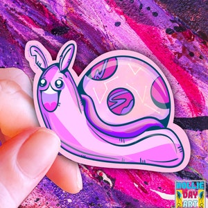 Purple Universe Snail Sticker | Space Snail Sticker | Galaxy Snail | Holographic Sticker | Unique Sticker | Space | Astronomy | Celestial
