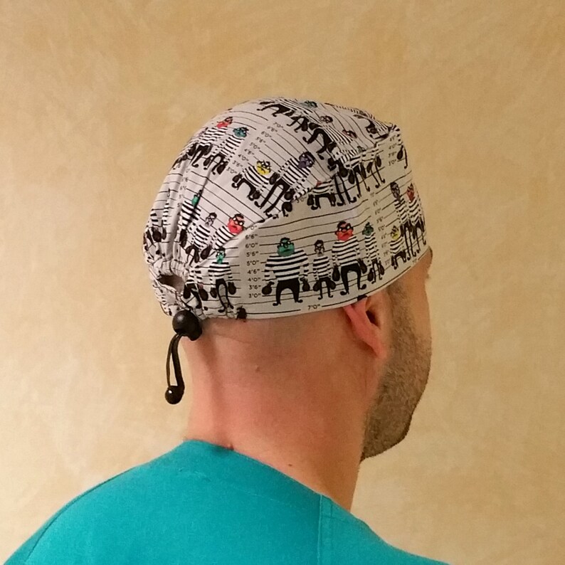 Scrub capprisoners cool fabric hair cover for chef cooking Etsy