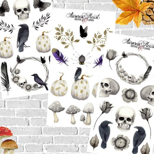 Moon Child Full Set Boho Planner Stickers - Etsy