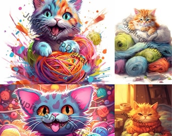 Cartoon Cat Clip Art: Versatile Designs for Endless Possibilities