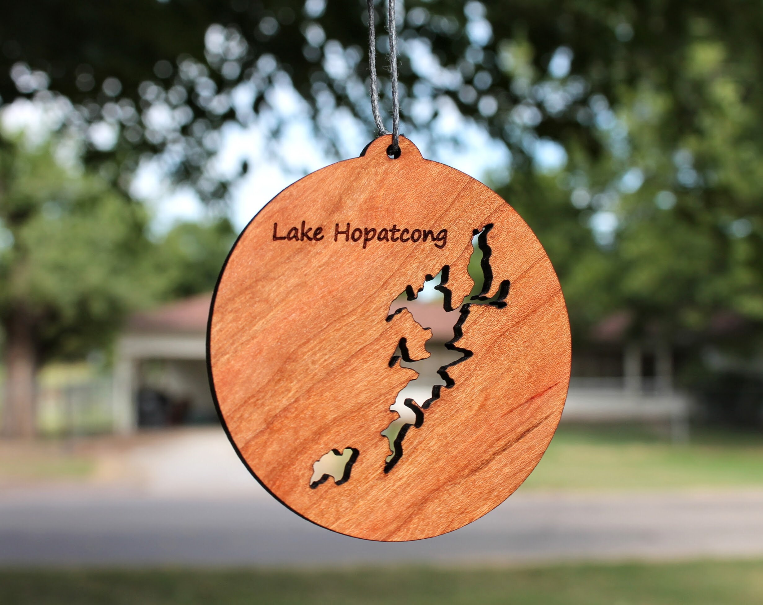 Custom Lake Map Ornament Lake House Decor Lake House Gift Custom