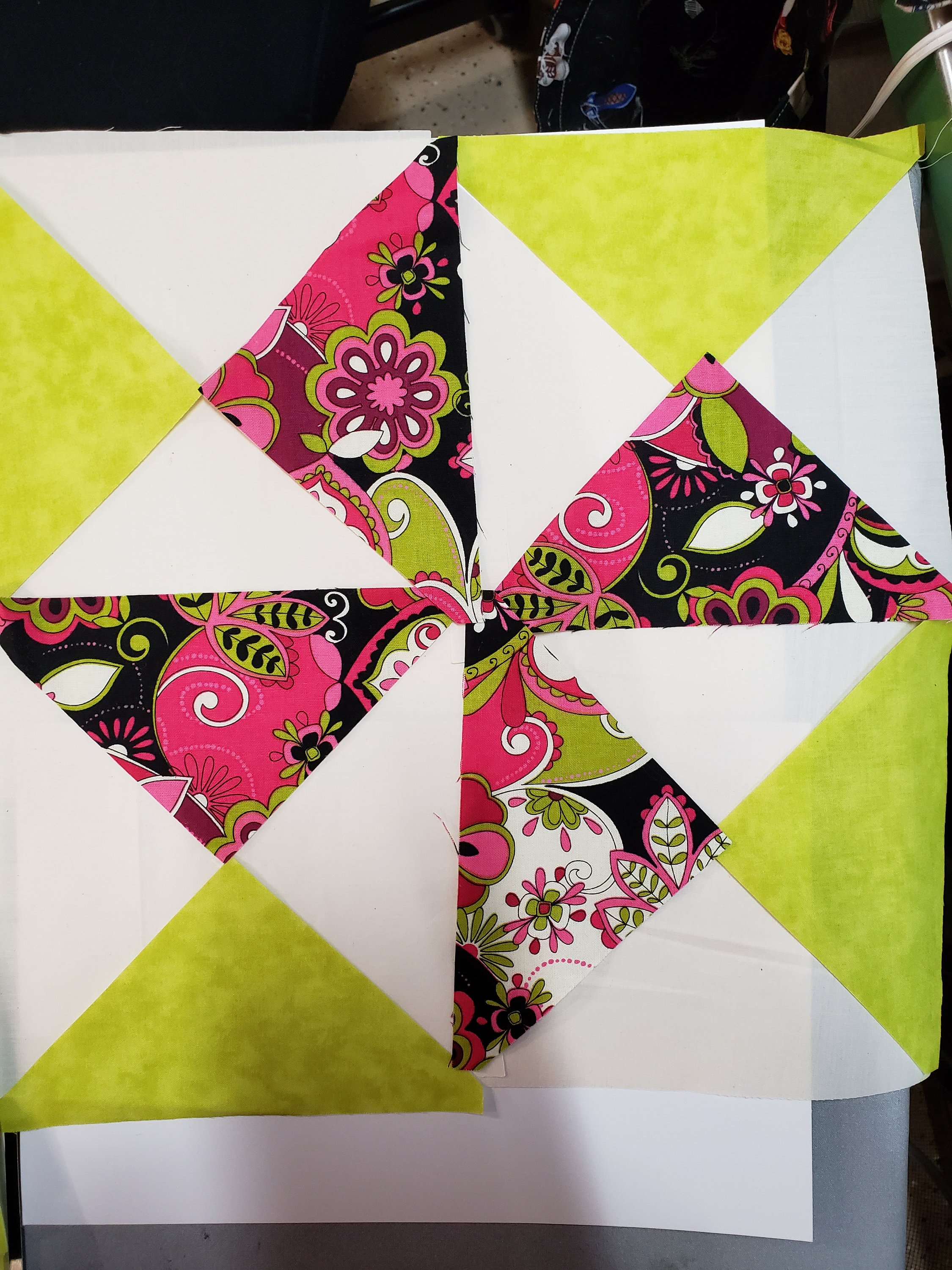 12 Vintage Yankee Puzzle Quilt Blocks Precut Block Kits Precut to Sew