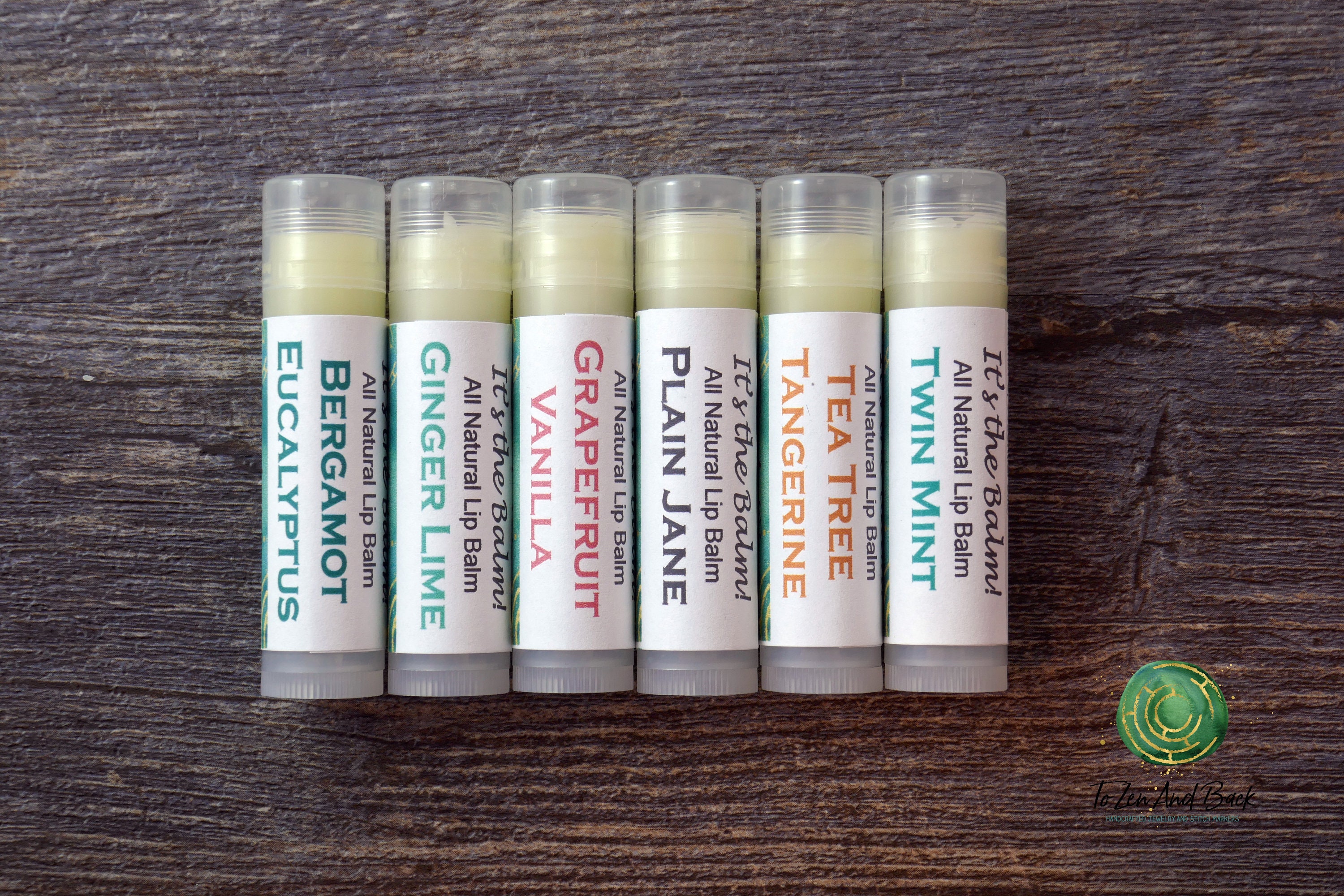 All Natural Lip Balm Essential oil flavored Lip Balm Its The Etsy