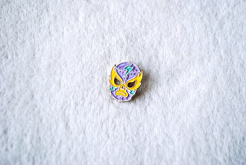 Luchador Mask Enamel Pin Luchador Mask Enamel Pin