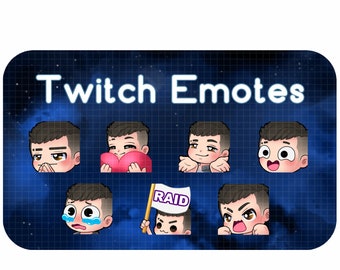 David King Emote Pack - Dead By Daylight | Cute  | Chibi | Gaming|  DBD Twitch Emotes