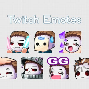 Myers Twitch Emote Paket II - Tote Bei Tageslicht | Niedlich | DBD Twitch Emote Bündel | Spielen | GG | Verzögerung | Luftschlangen