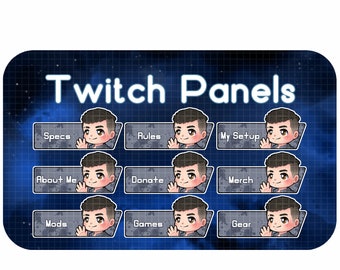 David King - 32 Dead By Daylight Twitch Panel Pack | Cute Twitch Panels | DBD Twitch Panels