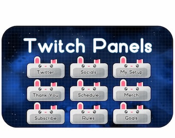 Bunny Huntress - 32 Dead By Daylight Twitch Panel Pack | Bunny twitch Panels