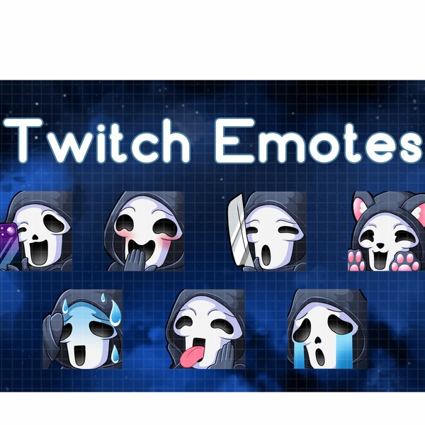 Twitch Emotes Ghost Face - Etsy