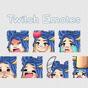 Neon - Valorant Twitch Emote Pack | Gaming | Streamer | Lol | Love | Cry | Cute