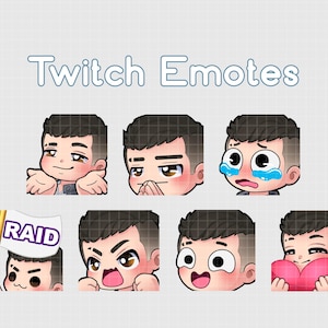 David King Emote Pack - Dead By Daylight | Cute  | Chibi | Gaming | DBD Twitch Emotes | Horror Emotes | Streamer | DBD Art