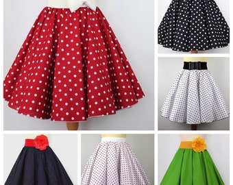 Skirt circle skirt dance skirt 50s look rockabilly petticoat skirt vintage