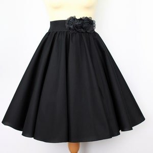 Skirt circle skirt schwarz