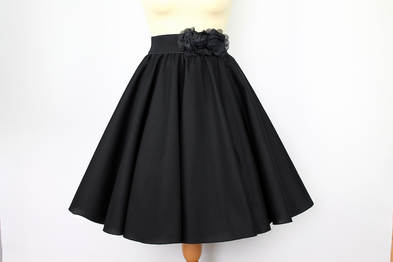 Skirt circle skirt schwarz