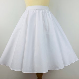 Skirt circle skirt weiß