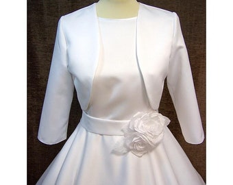 Bolero weiß Bolero Brautkleid Jäckchen Hochzeitskleid