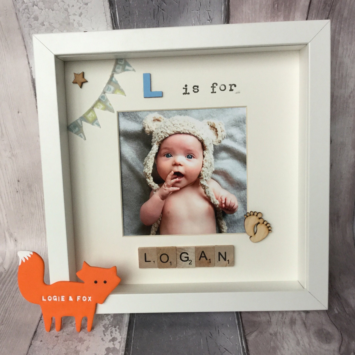 Personalised New Baby Frame New Baby Gift Christening Etsy