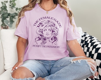 Camiseta Medusa: La mirada femenina, petrifica el patriarcado