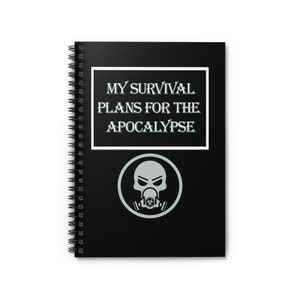 my survival plans, Spiral Notebook - Ruled Line