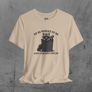 Raccoon Meme Shirt: Funny Mental Health Tee, Animal Gift