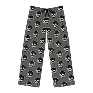 Men&#39;s  Pajama Pants , Skull Pattern pants, Christmas pajamas,
