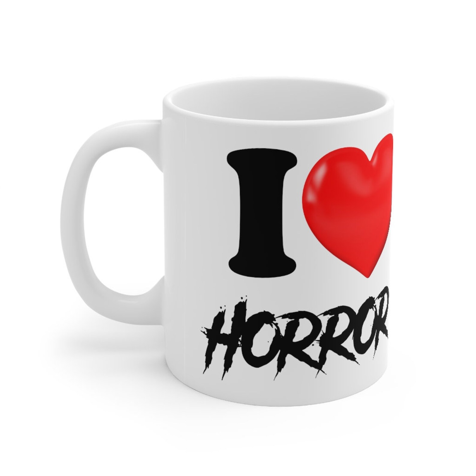 I love Horror coffee mug Horor Mug Horror fan gift 11 oz Etsy