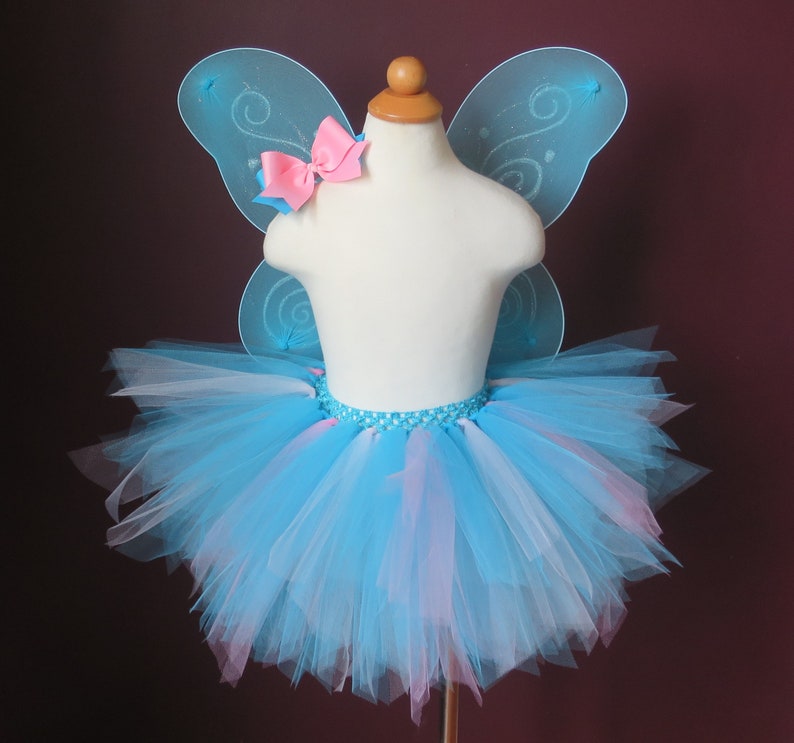 Baby Toddler Fairy Tutu Halloween Costume Blue Tinker Bell | Etsy