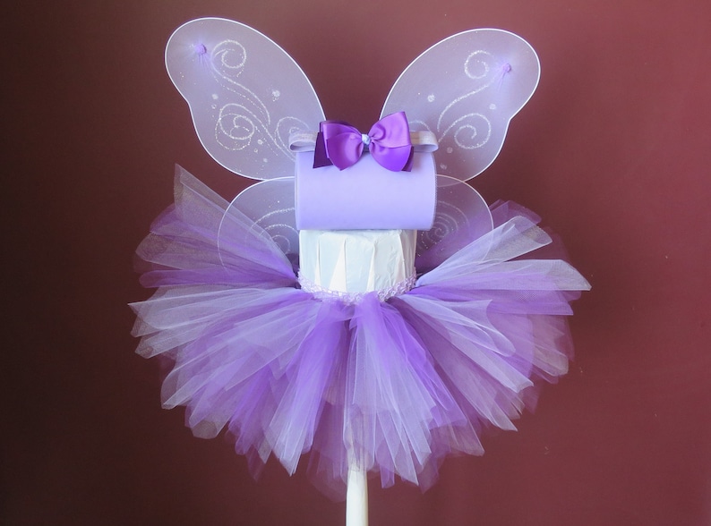 s and size. Infant Baby Toddler Fairy Tutu Halloween Costume with Fairy Wings and Hair Bow YOU choose what item