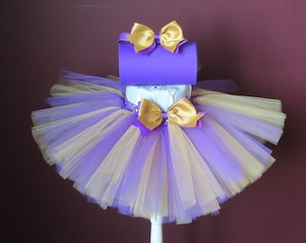 Purple Tutu Gold Tutu Purple and Gold Tutu Football Tutu Birthday Tutu Tulle Tutu You Choose Size