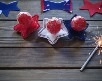 Star Lollipop Holder Patriotic Party Favors