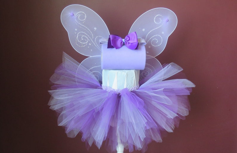 s and size. Infant Baby Toddler Fairy Tutu Halloween Costume with Fairy Wings and Hair Bow YOU choose what item