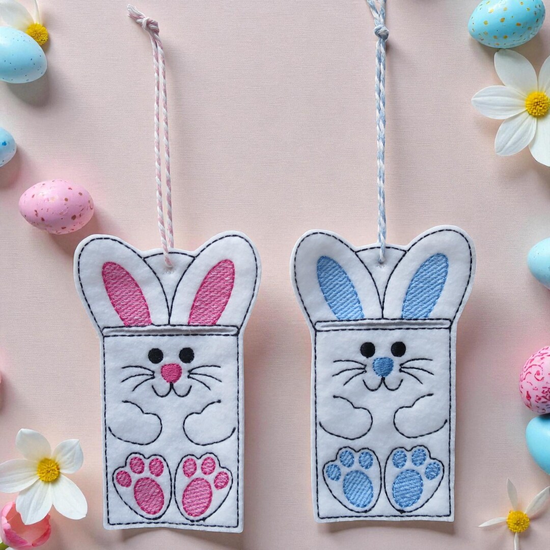 Easter Bunny Gift Card Holder - Etsy