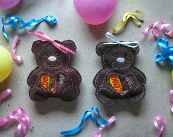 Teddy Bear Peekaboo Treat Bag