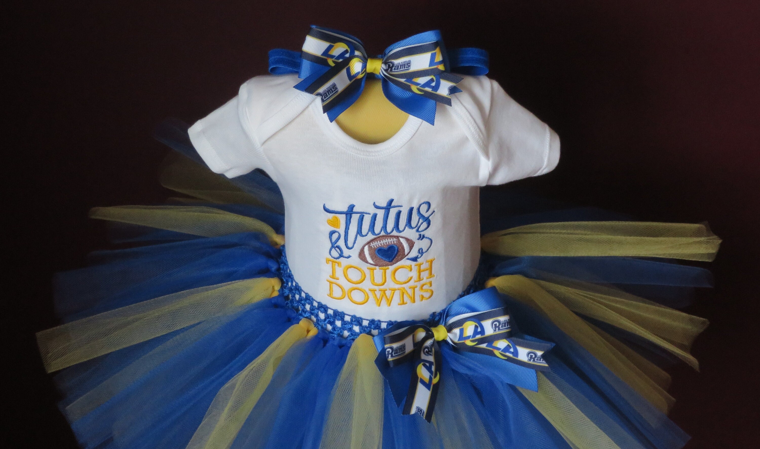 Tutus and Touch Downs Blue and Yellow Tutu Blue and Yellow - Etsy