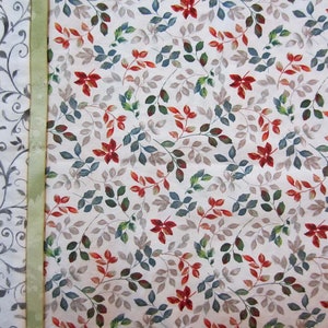 Leaves & Scrolls: Cotton standard/queen pillowcases autumn hues, fall, elegant image 4