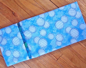 Volleyballs and Nets: Cotton standard/queen pillowcase
