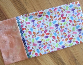 Popsickles galore! All cotton standard/queen pillowcase