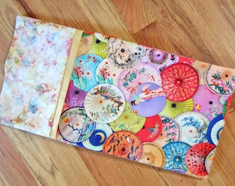 Parasols Galore: all cotton standard/queen pillowcase