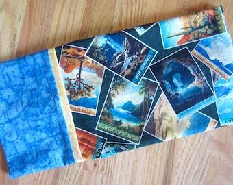 National Park images on standard/queen size cotton pillowcase