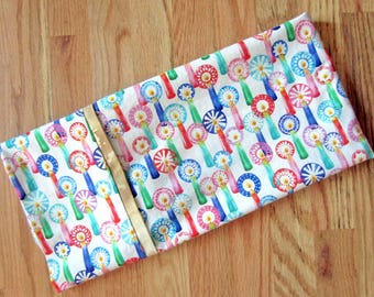Colorful Candles Celebration: standard/queen size cotton pillowecase
