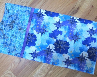 Galaxy of Stars: vibrant all cotton standard/queen pillowcases.
