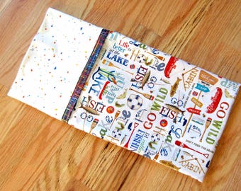 Camping at the Lake! Standard/queen cotton pillowcase