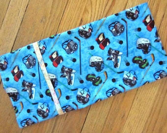 Hockey fan/player favorite: all cotton standard-queen size pillowcase