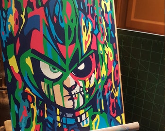 Megaman X pscedeliskt tryck (fan art)