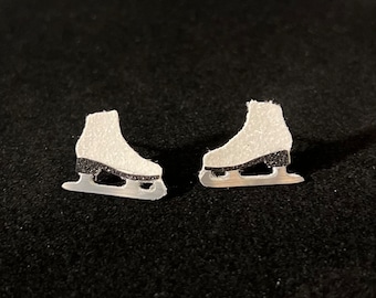 Figure Skating Jewelry - Ice Skate Stud Earrings