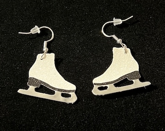 Figure Skating Jewelry - Ice Skate Earrings