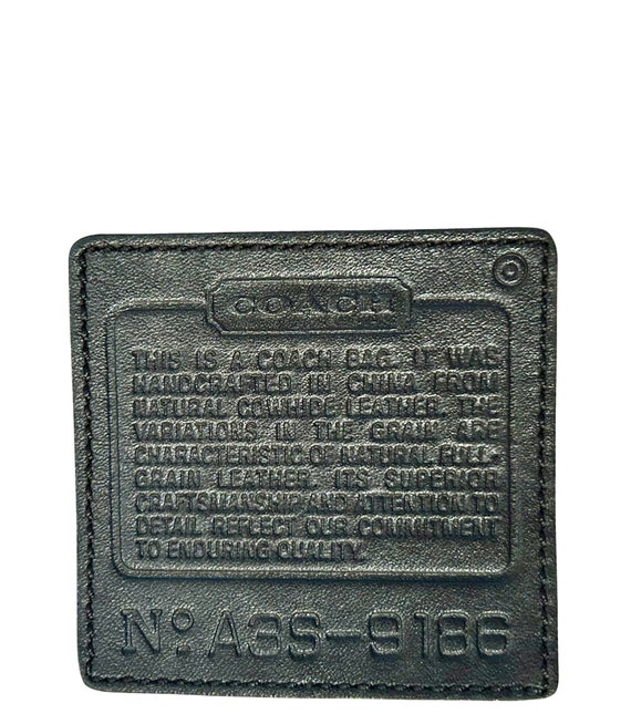 Vintage Coach # 9186 Black Small Duffle Bag, Shoulder, A