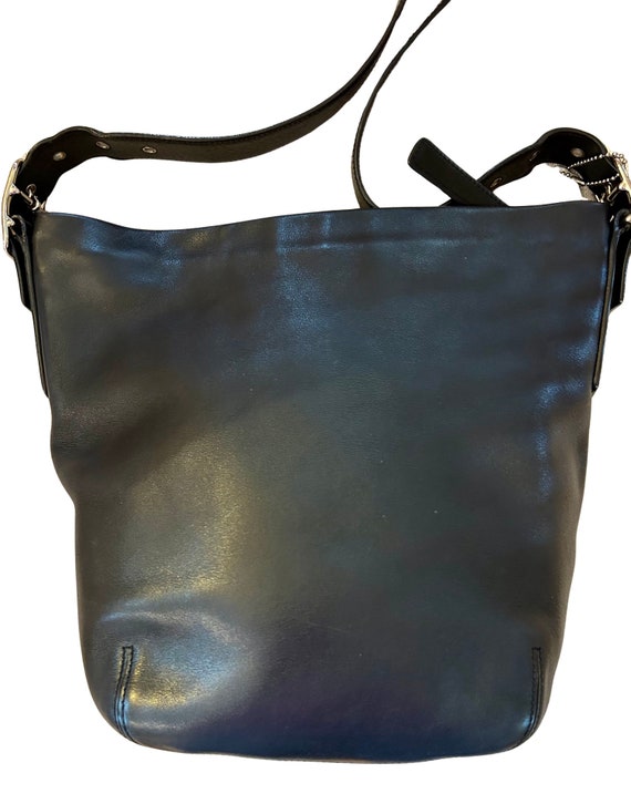 未使用級 黒 vintage coach old straw bag かごバッグ Coach 9186 Black Vintage Bucket Bag With Zip Top Closure | eBay