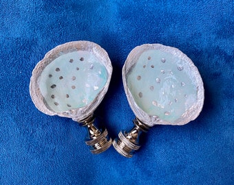 Decorated Clam Shell Lamp Finials