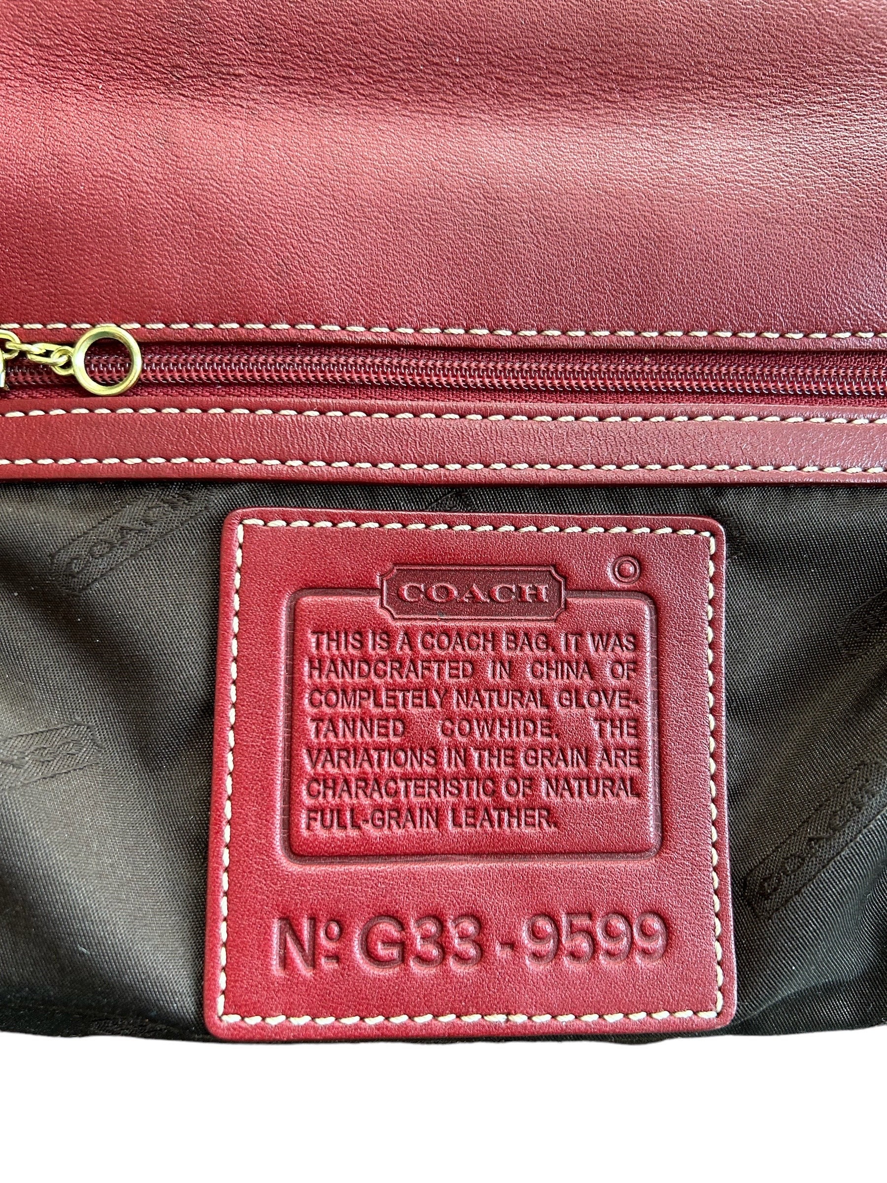 Vintage Coach Legacy West Demi Flap 9599 - Mint! - Etsy